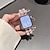 abordables Bracelets Apple Watch-Bijoux Bracelet Compatible avec Bracelet Apple Watch 38mm 40mm 41mm 42mm 44mm 45mm 49mm Paillettes Diamant bling Perlé Perles Bracelet de remplacement pour iwatch Ultra 2 Series 9 8 7 SE 6 5 4 3 2 1