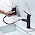 رخيصةأون حنفيات مغاسل الحمام-بالوعة الحمام الحنفية - منسحب مطلي في وسط التعامل مع واحد ثقب واحدBath Taps