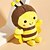cheap Dog Toys-1pc Bee Design Pet Grinding Teeth Plush Toy Durable Chew Toy For Dog Interactive Supply