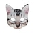 tanie rekwizyty do fotobudki-karnawałowa kula do makijażu z nadrukiem cyfrowym maska zwierzęca dla kota