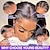 cheap Human Hair Lace Front Wigs-Bob Wig Human Hair 13x4 HD Lace Front Wigs For Black Women 180% Density  Wigs Human Hair Pre Plucked with Baby Hair Short Straight Brazilian Virgin Human Hair Bob Wigs Natural Color