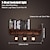 cheap Indoor Wall Lights-Bookshelf Retro Wooden Wall Lamp 90cm 35.3in 3Heads Retro Industrial Style Rural Wall Lamp Bookshelf Storage Retro Lighting Fixtures Decorative Retro Wooden Wall Lamp Suitable for Study Office Bedroom