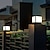 preiswerte Post Light-Außensäulenleuchte IP65 E26 wasserdichte Glassäulenleuchte quadratische LED-Säulenleuchte für den Außenbereich Villa Hofzaun Landschaftssäulenleuchte Aluminiumsäulenleuchte