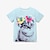 halpa tyttöjen 3d t-paidat-Tyttöjen 3D Piirretty Kissa T-paita Paita Pinkki Lyhythihainen 3D-tulostus Kesä Aktiivinen Muoti söpö tyyli Polyesteri Lapset 3-12 vuotta Tiukka pyöreä kaula-aukko ulko- Kausaliteetti Päivittäin