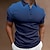 economico polo classica-Per uomo Polo Sportivo Camicia da golf Golf Informale Per eventi Bavero Manica corta Di tendenza Essenziale Gradiente Pulsante Estate Standard Vinaccia Nero Bianco Blu marino Arancione Grigio Polo