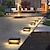 billige Postlys-udendørs stolpelys retro udendørs led dækshegnhætte lys til terrasse havedekoration hegnslys varm hvid rustfrit stål sort udvendig søjle 110-240v
