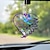 cheap Gifts-Love Angel Winged Bird Car Pendant, Universal Rearview Mirror Pendant, 2D Acrylic Hanging Pendant, Suitable for Motorcycle Keychain Decoration, Valentine&#039;s Day Gift