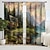 cheap Curtains &amp; Drapes-2 Panels Forest House Curtain Drapes Blackout Curtain For Living Room Bedroom Kitchen Window Treatments Thermal Insulated Room Darkening