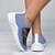 olcso Grafikus nyomtatott cipő-Női Tornacipők Slip-Ons Nyomtatási cipők Nyomtatási cipő Flyknit cipő Szabadtéri Napi Cica 3D Lapos Divat Alkalmi Repülő szövés Rózsaszín Tengerészkék Világoskék