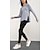 cheap Women&#039;s Sportswear-Women&#039;s Hoodies Solid Color Yoga Fitness Split Black White Pink Hooded Long Sleeve High Elasticity Spring &amp;  Fall
