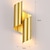 Недорогие Бра-современное золотое настенное бра, настенные светильники для туалетного столика в минималистском стиле середины века, настенный светильник креативного спирального дизайна, промышленное настенное