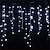 billige LED-kædelys-3,5m 4m 5m lyskæde 24v lavspænding udendørs vandtæt gardinlys isstrimmel lys ferie fest dekoration lys gårdhave hegn fuld af stjerner 8-tilstande blinkende kontrol 1 sæt