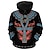 cheap Men&#039;s 3D Hoodies-Graphic Tribal Men&#039;s Daily 3D Print Hoodie Sports Outdoor Holiday Vacation Hoodies Red Blue Long Sleeve Hooded Print Front Pocket Spring &amp;  Fall Designer Hoodie Sweatshirt