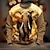 billiga 3D-tröjor för män-Grafisk Djur Herr Mode 3D-tryck Pullover-tröja Helgdag Semester Utekväll Tröjor Rubinrött Blå Långärmad Rund hals Mönster Vår &amp; Höst Designer Hoodie Sweatshirt