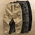 Χαμηλού Κόστους Στρατιωτικά παντελόνια-Ανδρικά Παντελόνια με τσέπες Παντελόνι Cargo Τεχνικά ρούχα Κορδόνι Ελαστική μέση Πολλαπλή τσέπη Σκέτο Άνεση Φοριέται Causal Καθημερινά Αργίες Αθλήματα Μοντέρνα Μαύρο Πράσινο του τριφυλλιού