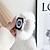 halpa Apple Watchin rannekkeet-Urheiluhihna Yhteensopiva Apple Watchin ranneke 38mm 40mm 41mm 42mm 44mm 45mm 49mm Naisten Sievä Säädettävä Kangas Kellon vaihtoranneke varten iwatch Ultra 2 Series 9 8 7 SE 6 5 4 3 2 1