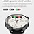 levne Chytré hodinky-m12 kulatý displej silikonový řemínek talk chytré hodinky sledování tepové frekvence sledování spánku stopky počasí unisex hodinky dárek k narozeninám dárek k narozeninám