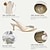 Χαμηλού Κόστους Παπούτσια Γάμου-Γυναικεία Γόβες Σατέν Σπρινγκ Παπούτσια άνεσης Νυφικά Παπούτσια Τεχνητό διαμάντι Κρυσταλλάκια Γατίσιο Τακούνι Μυτερή Μύτη Κομψό Σατέν Πόρπη Λευκό Κρύσταλλο Ασημί