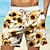 baratos Bermuda de Surf-Sunflower tropical resort masculino 3d impresso calções de banho calções de banho cintura elástica cordão com forro de malha aloha estilo havaiano férias praia s a 3xl
