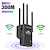 economico Router wireless-amplificatore di segnale wifi estensori wifi 2.4 ghz ripetitore di segnale 300Mbps facile configurazione 4 antenne a lungo raggio per la casa con porta ethernet