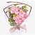 cheap Building Toys-Women&#039;s Day Gifts Building Block Flower White Desktop DecorationDecorative Flower Plastic Building Blocks Flower Creative Puzzle Toy Festival Gift Valentine&#039;s Day Mother&#039;s Day Gifts for MoM