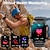 tanie Smartwatche-K61pro smartwatch 1.96 ekran amoled połączenie bluetooth tracker sportowy kompas monitor zdrowia inteligentny zegarek dla androida ios