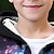 olcso Fiú 3D felsőruházat-Fiú 3D Galaxis Farkas Kapucnis felsőrész Kabát Ruházat Hosszú ujj Ősz Tél Aktív Utcai sikk Menő Poliészter Gyerekek 3-12 év Cipzár Utca Napi Normál