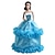 tanie Akcesoria dla lalek-30cm profesjonalna lalka suknia ślubna z pełnym pokryciem suknia ślubna księżniczki lalka do przebierania akcesoria spódnica