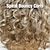 billige eldre parykk-frekk bob-parykk med myke spiraler og misunnelsesverdig volum / multitonale nyanser av blond sølvbrunt og rødt