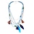 abordables accessoires de photomaton-Collier multicouche bohème de carnaval, fait à la main, perles de plumes, franges, chaîne de pull en résine, perles de riz, bijoux touristiques