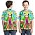 tanie chłopięce koszulki 3D-Dla chłopców 3D Kreskówki T-shirt Koszula Krótki rękaw Druk 3D Lato Aktywny Sport Moda Poliester Dzieci 3-12 lat Półgolf Na zewnątrz Codzienny Regularny