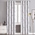 preiswerte Vorhänge &amp; Gardinen-Verdunkelungsvorhänge mit Blattmuster, 1 Panel Öse, wärmeisolierte Raumverdunkelungsvorhänge für Schlafzimmer und Wohnzimmer