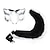 cheap Hair Styling Accessories-Anime Zones Fox Ear Headband Cos Plush Fox Tail Set Live Broadcast Anime Exhibition Dressing Props Cosplay Accessories
