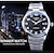 cheap Mechanical Watches-WINNER Men Mechanical Watch Fashion Casual Business Wristwatch Automatic Self-winding Luminous Calendar Decoration Leather Watch
