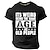cheap Men&#039;s 3D T-shirts-Graphic Letter Old People Daily Designer Retro Vintage Men&#039;s 3D Print T shirt Tee Sports Outdoor Holiday Going out T shirt Black Army Green Dark Blue Short Sleeve Crew Neck Shirt Spring &amp; Summer