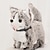 preiswerte Puppen-Elektrischer Simulationshund-Plüschtierhalsband, Husky-Kinder können bellen, spazieren gehen und mit dem Schwanz wedeln, intelligenter Roboterhund