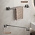 billiga Badrumsmaskinvara-1st enkelstav handduksstång duschhanddukshängare för badrum väggmonterad handdukshållare multifunktionell handduksförvaring badrumstillbehör