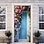 ieftine Capacele ușilor-acoperă florală de primăvară pentru uși decor mural tapiserie pentru ușă decorațiuni pentru perdele de ușă fundal banner de ușă detașabil pentru ușa din față de interior, în aer liber, decorare a