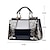 cheap Handbag &amp; Totes-Women&#039;s Handbag Top Handle Bag PU Leather Daily Going out Embossed Flower Wine Black White