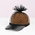 billige Festhatte-hatte fiber solhat slørhat afslappet ferie enkel retro med prikket tyl hovedbeklædning
