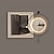 abordables Appliques Murales d&#039;Intérieur-Applique murale LED moderne avec horloge, 40/60/70/80cm, décoration de la maison, compatible avec bureau, salon, chevet, chambre à coucher, 110-240v