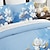 cheap Exclusive Design Bedding-L.T.Home 100% Cotton Sateen Duvet Cover Set Reversible Premium 300 Thread Count Floral Pattern Elite Bedding Set