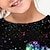 halpa tyttöjen 3d t-paidat-Pyhä Patrick Tyttöjen 3D Neliapila T-paita Paita Pitkähihainen 3D-tulostus Kevät Syksy Aktiivinen Muoti söpö tyyli Polyesteri Lapset 3-12 vuotta Tiukka pyöreä kaula-aukko ulko- Kausaliteetti