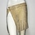 abordables Costumes vintage et anciens-Métallique Etincelant Sexy Jupe Cache-maillot en maille transparente avec strass. Disque Femme Soirée Jupe