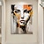 voordelige Schilderijen van mensen-100% grote handgeschilderde muurkunst figuur abstract getextureerd schilderij vrouw schilderij oranje textuur schilderij vrouw abstract schilderij getextureerde muur kunst woondecoratie decor klaar om