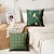olcso absztrakt stílus-1db zöld absztrakt kétoldalas párnahuzat puha dekoratív négyzet alakú párnahuzat párnahuzat hálószoba nappali kanapé kanapé szék