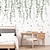 Недорогие Стикеры на стену-Летние свежие зеленые растения, лоза, наклейки на талию, 1 шт., 30*90 см*2 шт.