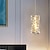 Недорогие Островные огни-Хрустальный подвесной светильник с 1 лампой, хромированный хрустальный подвесной светильник K9, для спальни, кухни, столовой, острова