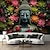 abordables bohème tapisserie-Bouddha floral suspendu tapisserie mur art grande tapisserie décor mural photographie toile de fond couverture rideau maison chambre salon décoration