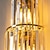 baratos Candeeiros de Parede de Cristal-Arandelas de parede de cristal internas modernas de 100 cm para sala de estar, quarto, área de jantar, lobby, hotel, café &amp; decoração de casa